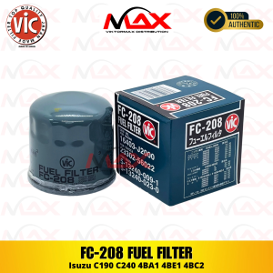 FC-208 Vic Fuel Filter For Isuzu C190 C240 4BA1 4BE1 4BC2