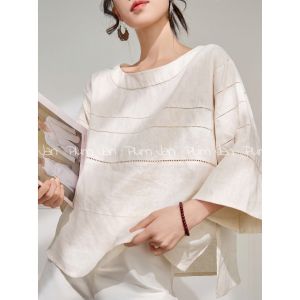 PlumJan | Áo Sơ Mi Rộng Kiểu Pháp