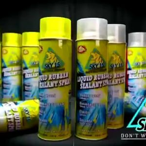 Cairan Pelapis Anti Bocor / Liquid Rubber Sealant Spray 500ml SKY-15 - Cairan Multifungsi / SKY 15 LIQUID RUBBER SEALANT SPRAY CAIRAN PELAPIS ANTI BOCOR 500 ML WATER PROOF HITAM / SKY15 LIQUID RUBBER SEALENT / Semprotan Anti Bocor / SPRAY ANTI BOCOR