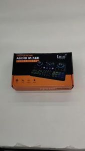 IRIN | IRIN SX03 Live Sound Card Mixer with XLR Interface Sound Card Colorful Display Bluetooth Voice Changer 48V Phantom Power