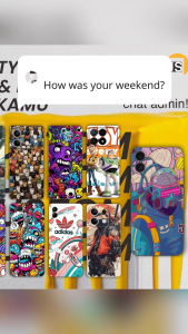 Garskin HP iPhone 14 Motif Hantu Imut Hasil Print Tajam Tahan Lama Bisa Custom Semua Tipe HP COD CQ