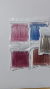 7.5cm 100pcs Nail Cuticle Pusher Crystal Sticks Nail Manicures Remover Nail Gel Pusher Polish Drawing Stick Nail Art Tools