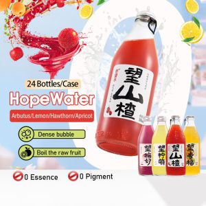 330ML 好望水气泡水饮料 Hope Water Hawthorn Sparking Water 望山楂/望杏福/望柠萌/望梅好/佛手柠檬 山楂 杨梅 中国零食Snacks饮料 果汁气泡水饮料