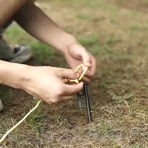 MLADEN 4M Camping Reflective Rope Tent Canopy Flysheet Wind Fixed Rope Paracord Camp Hiking Rope