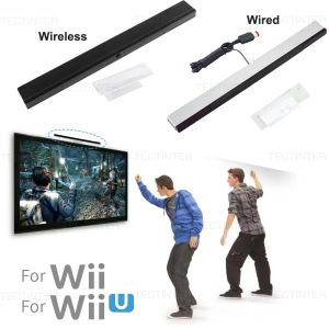 Tectinter | Wireless/Wired Sensor Remote Bar For Wii Receiver Sensor Bar For Nintendo Wii Infrared IR Signal Ray Sensor Receiver Bar