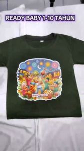 Baju Kaos Distro Anak Laki Laki Import ( 048 TURKIS ) SIZE S ( 1-2 TAHUN )