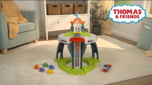 Fisher-Price Thomas & Friends My First Train Table โทมัสแอนด์เฟรนด์ ชุดรางรถไฟสำหรับคุณหนู รุ่นโต๊ะรถไฟขบวนแรก HXP49 CH