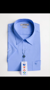 Áo sơ mi Việt Tiến tay ngắn