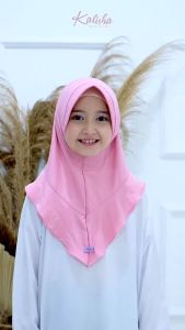 Jilbab Instan Sekolah Anak Qinan Kerudung Jersey Geblus Instan Premium