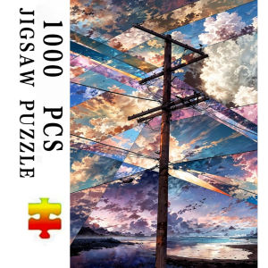 Abstract Cloud Color Block Jigsaw Puzzle 500/1000/1200/2000PCS Modern Art Piece Focus Activity Leisure Time Gift