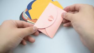 1pcs Heart Buckle Pearl Paper Envelope Postcard Envelope Romantic Letter Invitation Envelope