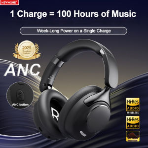 9D Surround Sound ANC Noise Reduction Bluetooth Headphones 100H Play Time Wireless Headsets Sports Gaming Earphones With HD Mic