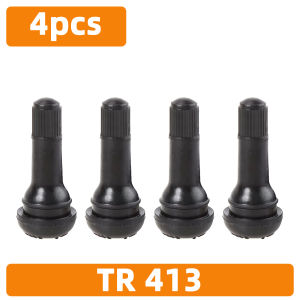 Yitong TR413/414 Tire Valve Stems With Dust Caps Rubber Tubeless Wheel Valve Automotive Replacement Parts For Car Motorcycle