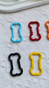 ห่วง กระดูกหมา ห่วงล็อคสปริง สีพื้นเคลือบเงา ลายเพ้นท์ หลากหลายรูปทรง อุปกรณ์เสริมงานฝีมือ งาน DIY