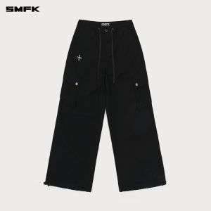 SMFK | Wang Yuwen Same Style Phantom Classic Wide Leg Utility Trousers