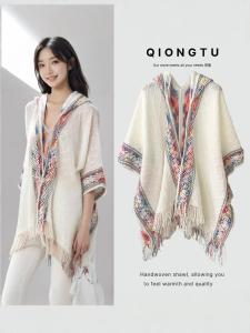 Womens Ethnic Warm Shawl