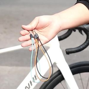 OUHOE | Elastic Short Rope for Cycling Computer Bicycle Code Table Cover Non Slip Secure Silicone Protection