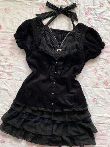 Áo Sơ Mi Tay Ngắn Màu Đen Thanh Lịch Mùa Hè Dành Cho Nữ Thiết Kế Viền Gỗ Độc Đáo Phong Cách Thường Ngày Cotton 90% Áo Cánh Cổ Vuông