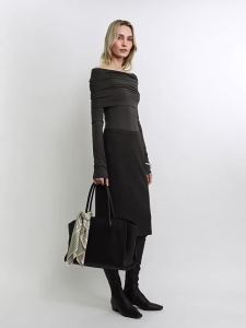 Split Slim Fit Pencil Skirt