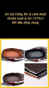 Lót cốp Da cao cấp dùng cho Honda SCR và Lead 110cc mẫu đầu tiên sản xuất từ 2006 tới năm 2012