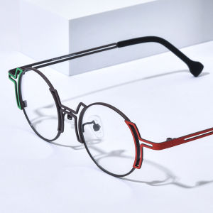 FONEX Titanium Glasses Frame Women 2025 New Fashion Brand Design Round Eyeglasses Men High-Quality Ultralight Myopia Optical Prescription Eyewear 85858