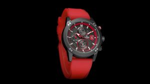 Jam tangan pria Navi force Nf8033BRR Original anti air chronograph