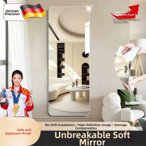 Self-adhesive High Definition Acrylic Full Length Mirror