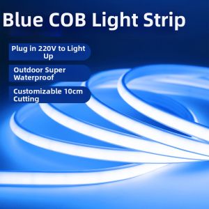 YUANMUXUAN | Blue Waterproof Outdoor LED Light Strip Ultra Bright