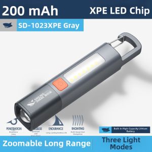 Smiling Shark | High Brightness Long Range Adjustable Zoom Handheld Flashlight