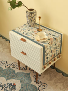 Túi Vải Phủ Bàn Đèn Giường Phòng Ngủ Cao Cấp Phong Cách Pháp Mới 2024 Túi Vải Chống Bụi Đa Năng Túi Vải Phủ Đa Năng