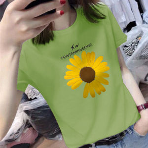 เสื้อยืดแขนสั้นผ้าฝ้ายแท้ 2022 สำหรับผู้หญิง ทรงหลวม ฤดูร้อน สีขาว ทรงเข้ารูป สีดำ ดูสง่างาม เสื้อผ้าแฟชั่น INS