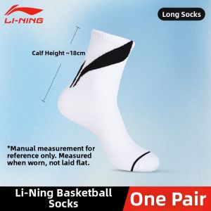 Li-Ning | Elite Thick Towel Bottom Professional Basketball Socks Mid-Calf