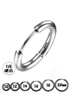 Bông Tai Tròn Bằng Thép Titan Phong Cách Hàn Quốc Đa Năng Phong Cách Mát Mẻ Dành Cho Nữ Sinh Viên Cặp Đôi Trang Sức Tai Phổ Biến