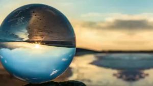 100mm Transparent Glass Crystal Ball Photography Prop Smooth Feng Shui Sphere Home Decor Tabletop Ornament