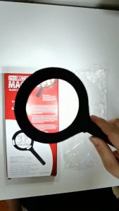 [GIORGIO ARMANI MALL] (ใหญ่-มีไฟLED-ขยาย 3X) แว่นขยายมีไฟ LED เลนส์ขยายมีไฟ กำลังขยาย 3 เท่า ไฟส่องสว่าง ส่องตัวหนังสือ ส่องฉลากยา ส่องพระ จิวเวอรี่