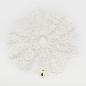 Decorative Embroidered Hair Tie Hollow out Design French Style Hairband Elastic Band for Women Girls Hair Accessories