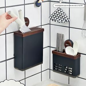 Giá Đựng Dao & Dụng Cụ Bằng Inox Không Cần Khoan