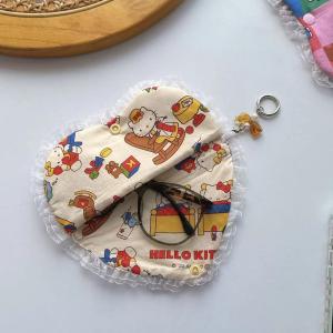 Bandai | Sunglasses Storage Bag Pendant Beach Lace Fabric Portable Storage Bag Hanging Decoration Buckle Gift For Friends