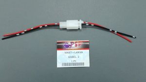 Soket + Lawan Kabel 2 (PSP) Kabel Cable Cabel Socket Cop Konektor Male Female Semua Motor