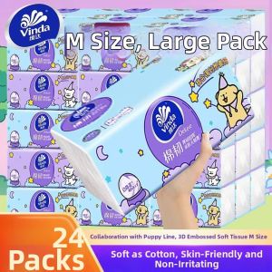 Vinda | Durable Home Use Facial Tissue M size