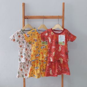 KABOCHAN Setelan Oblong Pendek & Celana Pendek - Setelan Anak