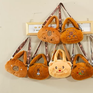 Plush Bag Cartoon Travel Storage Bags Women Girls Gift