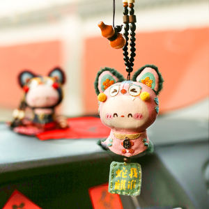 Hani Hand Embroidery Diy Material Kit Snake Sending Fortune Fabric Doll Car Pendant Gift Home Sewing Crafts Non-Woven Fabric