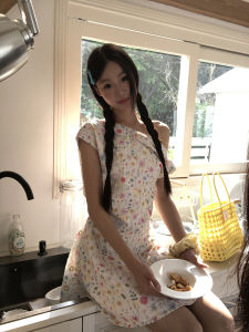 French Style Summer New Petite Dress Slimming