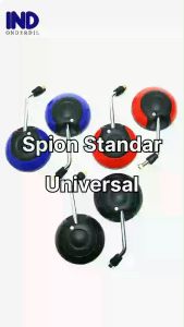 Kaca Spion Standar Model Scoopy Karbu FI eSP Gagang Chrome Merah-Biru-Hitam-Putih Bisa Untuk Motor Honda Kanan Kiri Drat Kanan Beat Grand Spacy Supra dll
