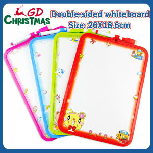 GD Christmas 2in1 Black dry erase White board and black board with chalk school supplies office supplies