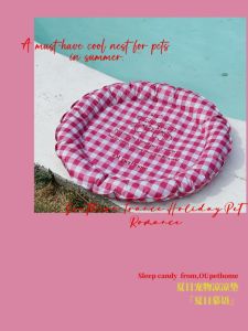 Pet Cooling Mat Mimimy Candy Summer Dog Cooling Bed Refreshing Cat Ice Bed Pet Sleeping Mat Universal Comfortable Size
