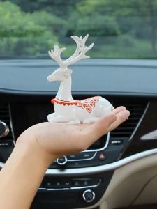 Set Hươu Decor Taplo Ô Tô Bàn Làm Việc Cực Xinh - Phụ Kiện Trang Trí Xe Hơi Phòng Khách Ruffo Cao Cấp