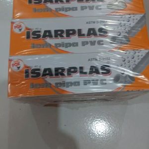 Lem Pipa PVC ISARPLAS 40gr ( 1/2Lusin =6 pcs)