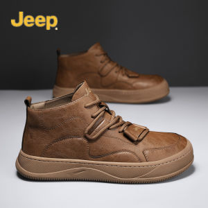 Jeep | Slip-resistant High-bottom Leather Work Boot